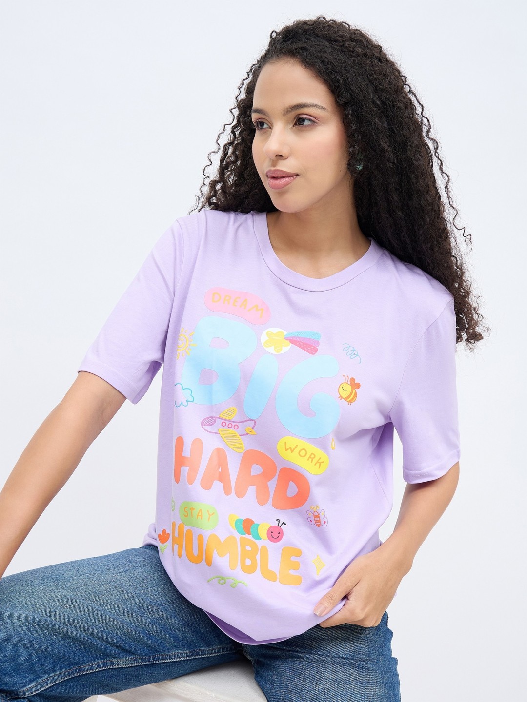 Mayra Oversized Printed T-shirt